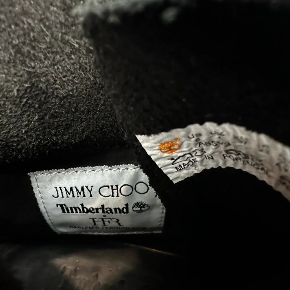 New JIMMY CHOO x Timberland embellished Swarovski boots Size 37 - Picture 12 of 15